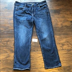 American Eagle Outfitters artist cropped jeggings